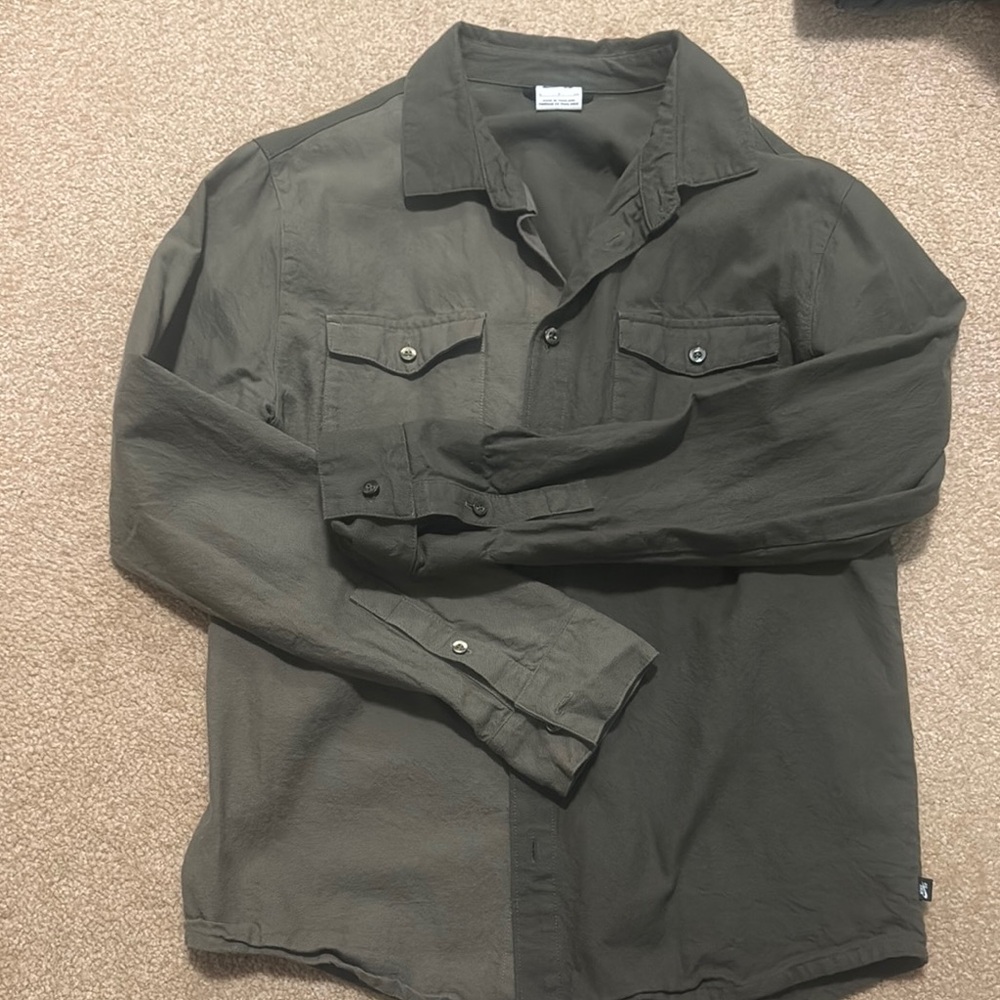 Nike SB Olive Green Button-Up Shirt